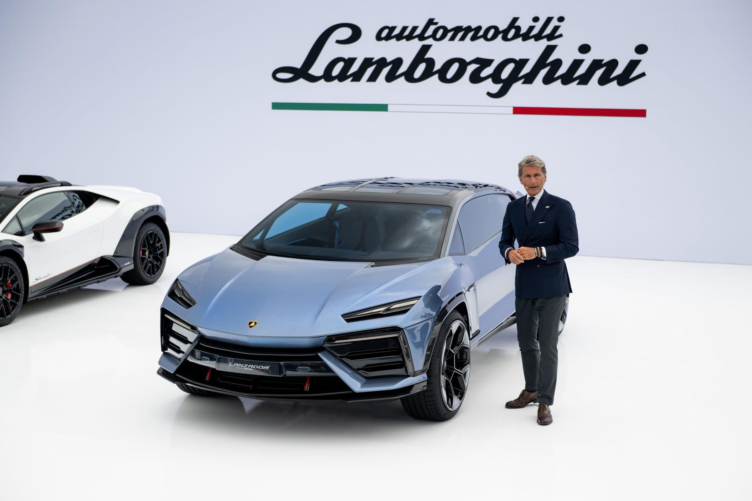 Lamborghini CEO, Stephan Winkelmann, Unveils All-Electric 4th Model Lanzador Concept During The Quail