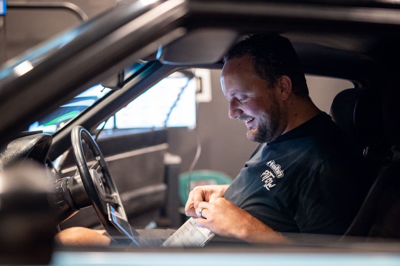 Haltech's Tuning Fork as seen on Mighty Car Mods doing an engine calibration and fuel mapping.